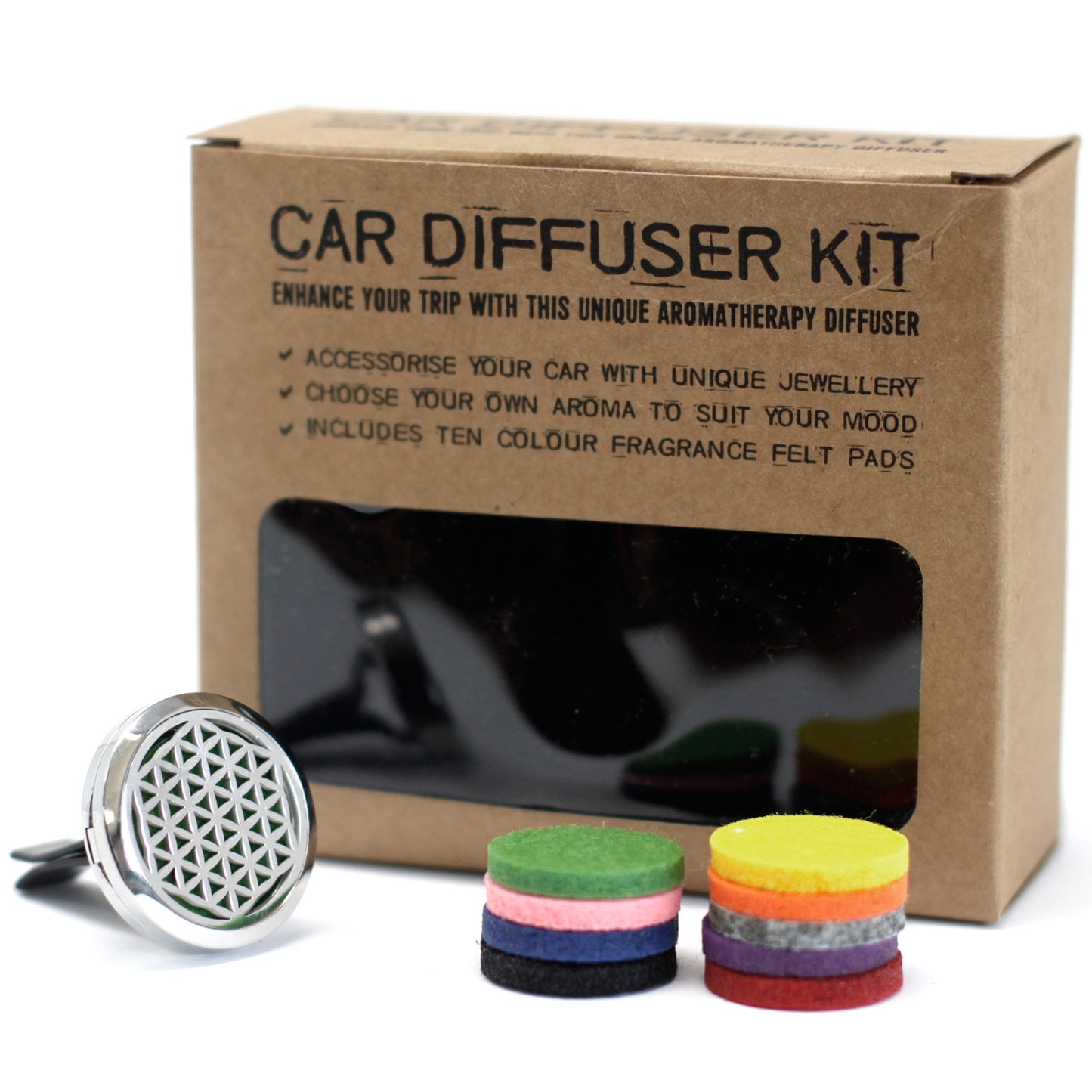 Flower of Life Car Diffuser Kit