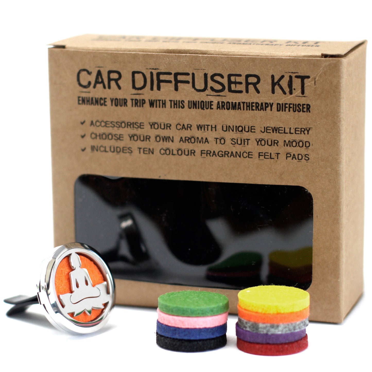 Lotus Buddha Car Diffuser Kit